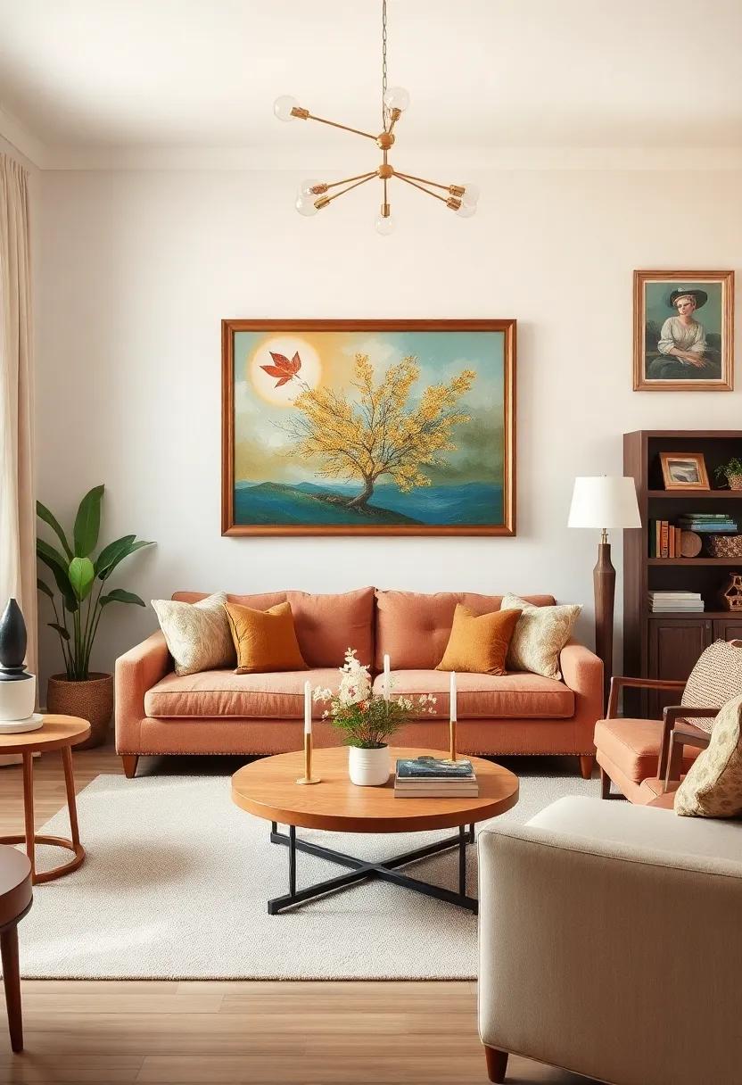 Create a color palette: select paintings that harmonize with your room's existing color scheme to create a cohesive look