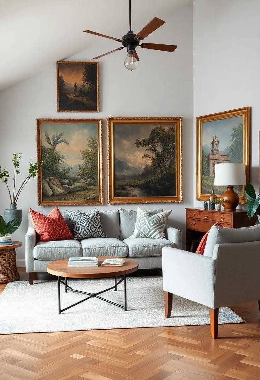 Use archival quality materials: Protect your vintage paintings with UV-resistant glass and acid-free mats to ensure their longevity