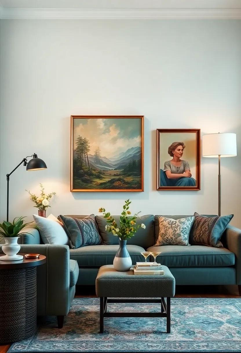 Feature family heirlooms: Display vintage paintings that have personal significance, adding sentimental value to your décor