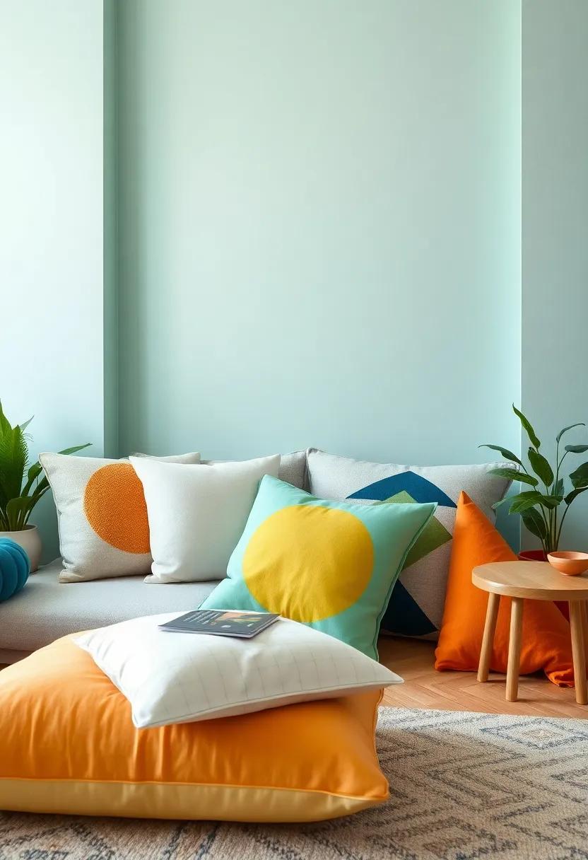 Playful Shapes: Finding Unconventional Pillow Designs for Fun Spaces