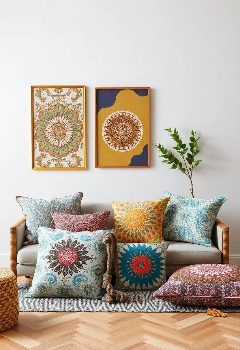 A Fusion of Patterns: Exploring Eclectic Styles for Pillows