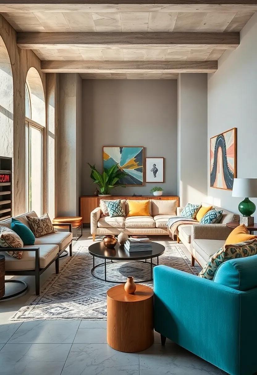 Experiment with Patterns: Mix bold contemporary patterns with classic motifs to create visual intrigue without overwhelming the senses