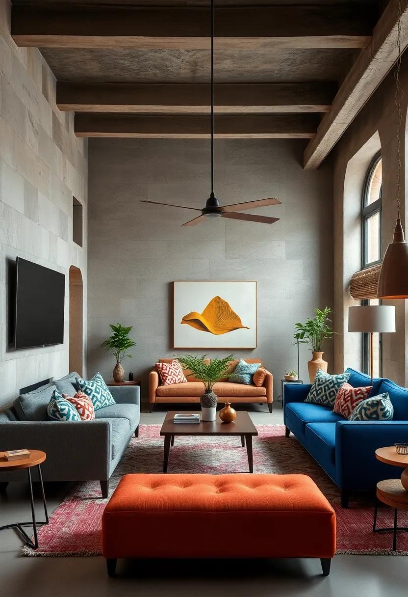 Focus on Functionality: Choose modern pieces that serve a purpose while still enhancing the eclectic charm of your space