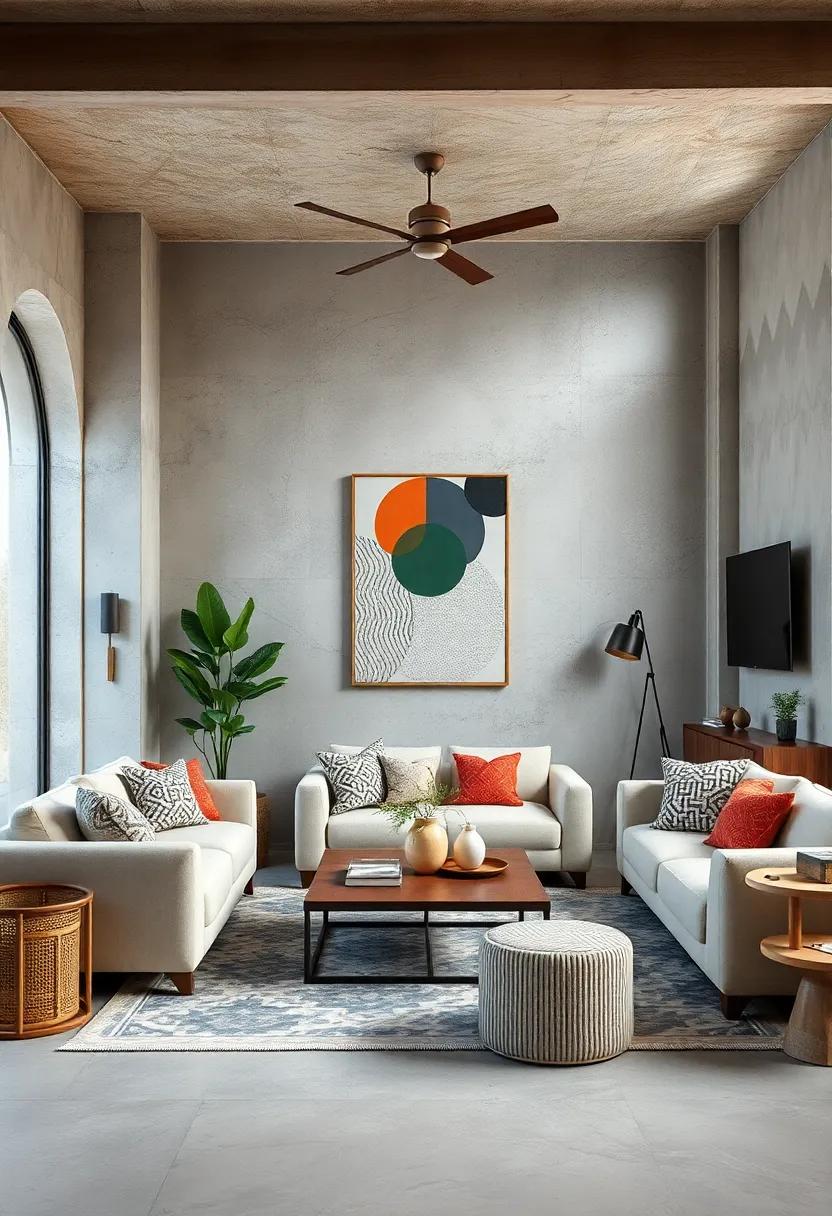 Geometric Patterns: Incorporate geometric⁤ patterns in ‍textiles​ or wall art for a trendy, contemporary vibe