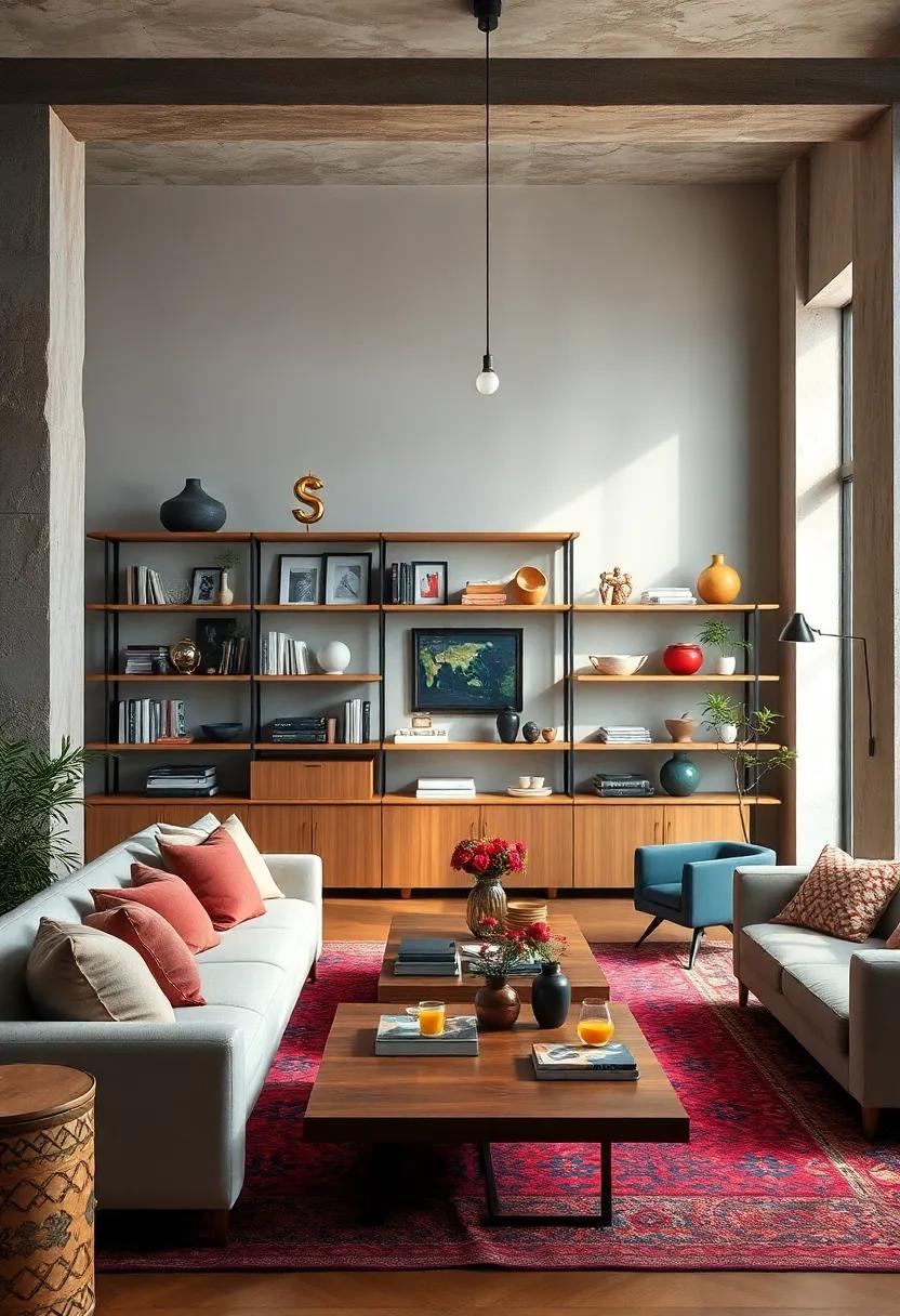 Minimalist Shelving: Install sleek, open shelving that showcases your eclectic collection while maintaining a⁤ clean aesthetic