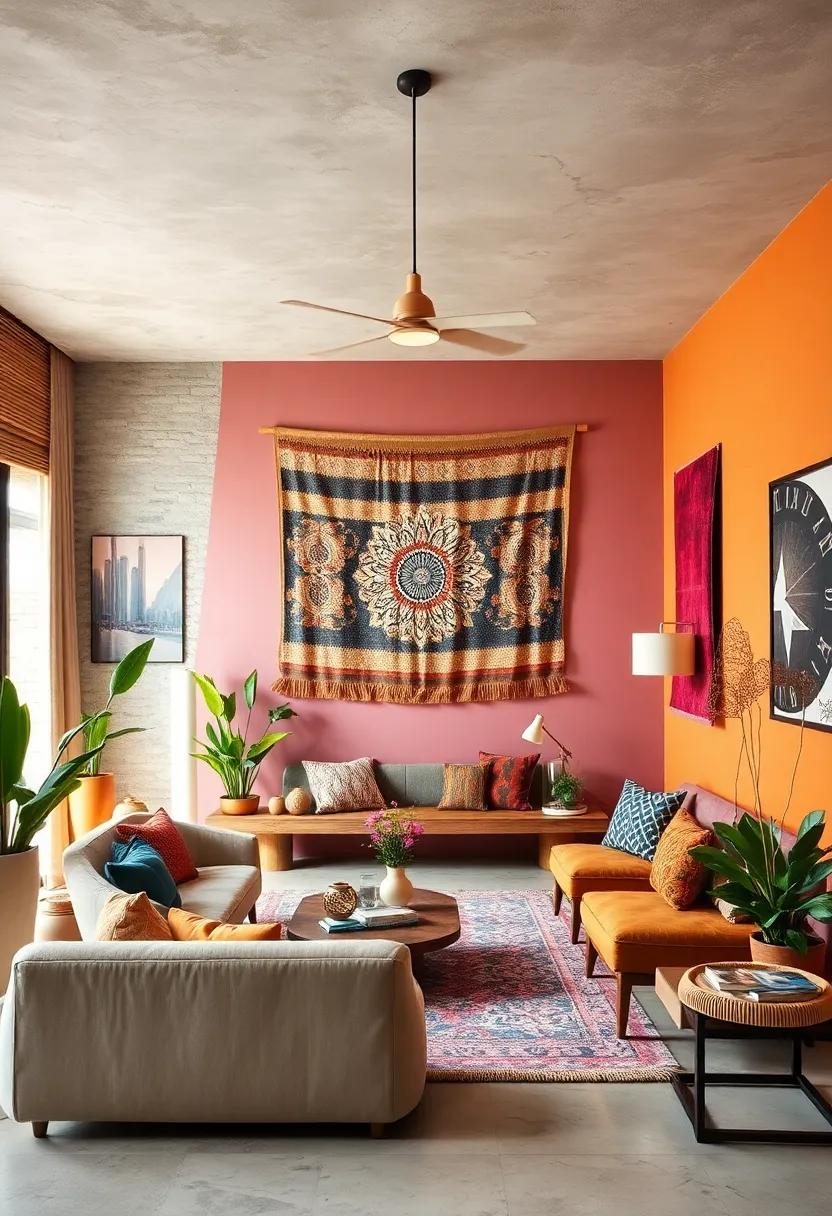 Themed Rooms: Establish a theme, such as coastal or bohemian, and select wall colors that resonate with that vibe