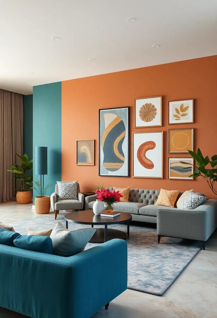 Art Gallery: Create a gallery wall where the frames and wall colors vary,letting the art itself unify the space