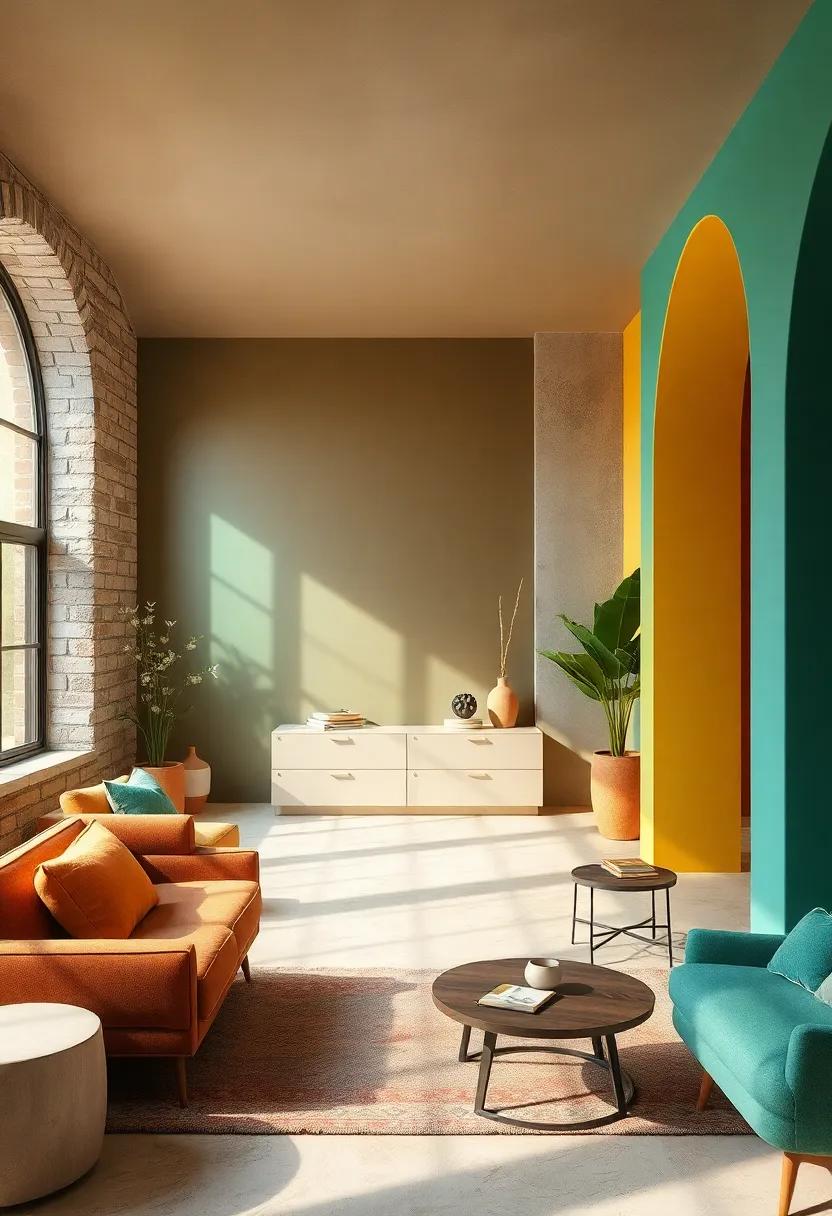 Unexpected Areas: Don’t shy away from painting ceilings or archways in bold colors, adding surprise elements to your decor