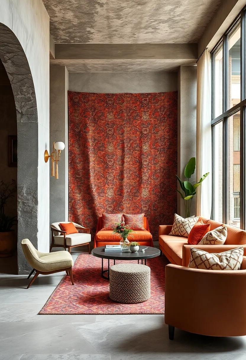 Layered Textures: combine velvet, linen, and cotton patterns to create depth and visual interest in your space