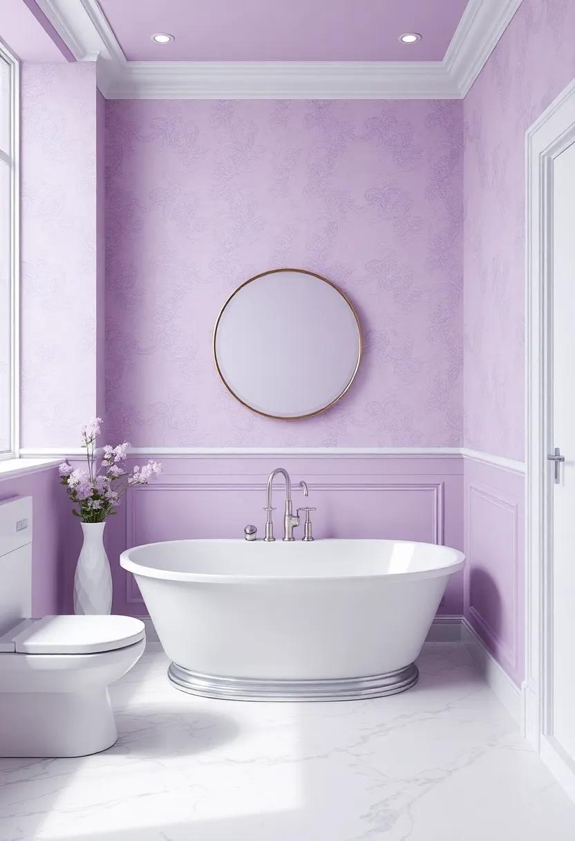 Artful Wall Treatments: From Lavender Paints to Elegant wallpapers
