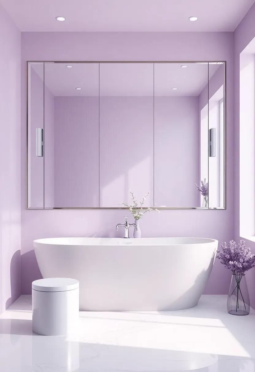 The Role of Mirrors: Reflections of Beauty in Your Lavender Space