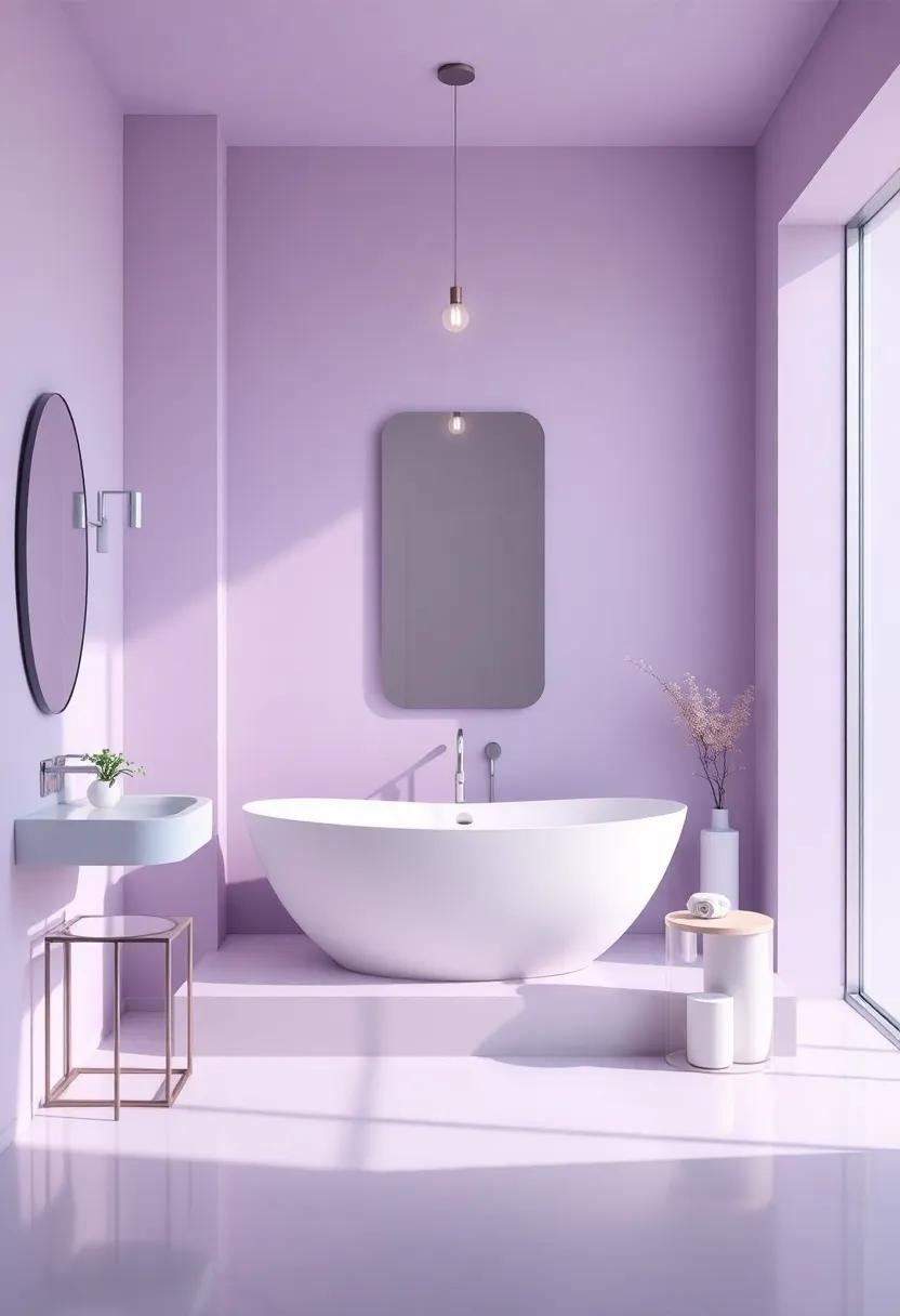 Transitional Spaces: Using Lavender and Platinum in Modern Designs