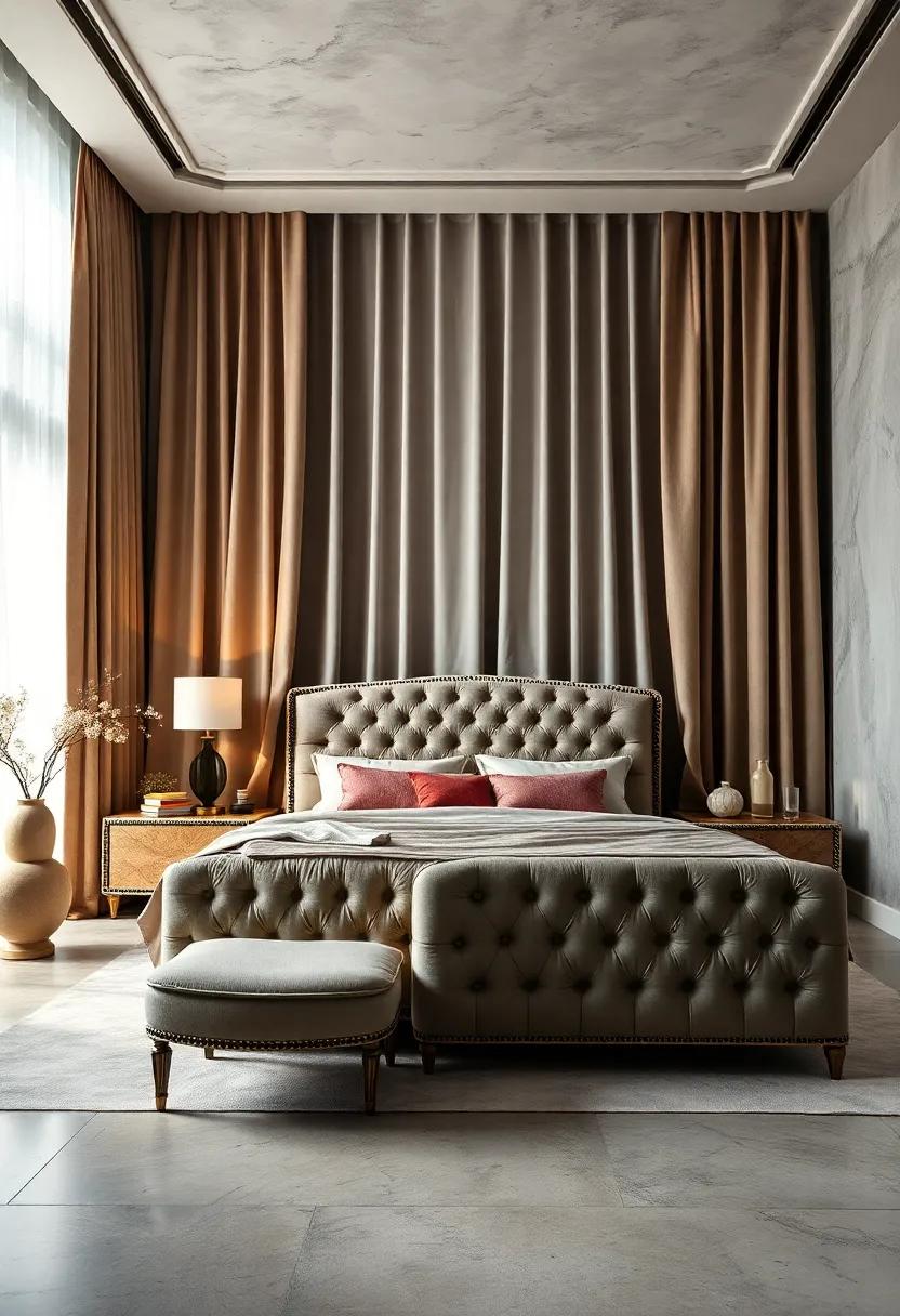 Craft a Romantic Atmosphere with Tufted drapes