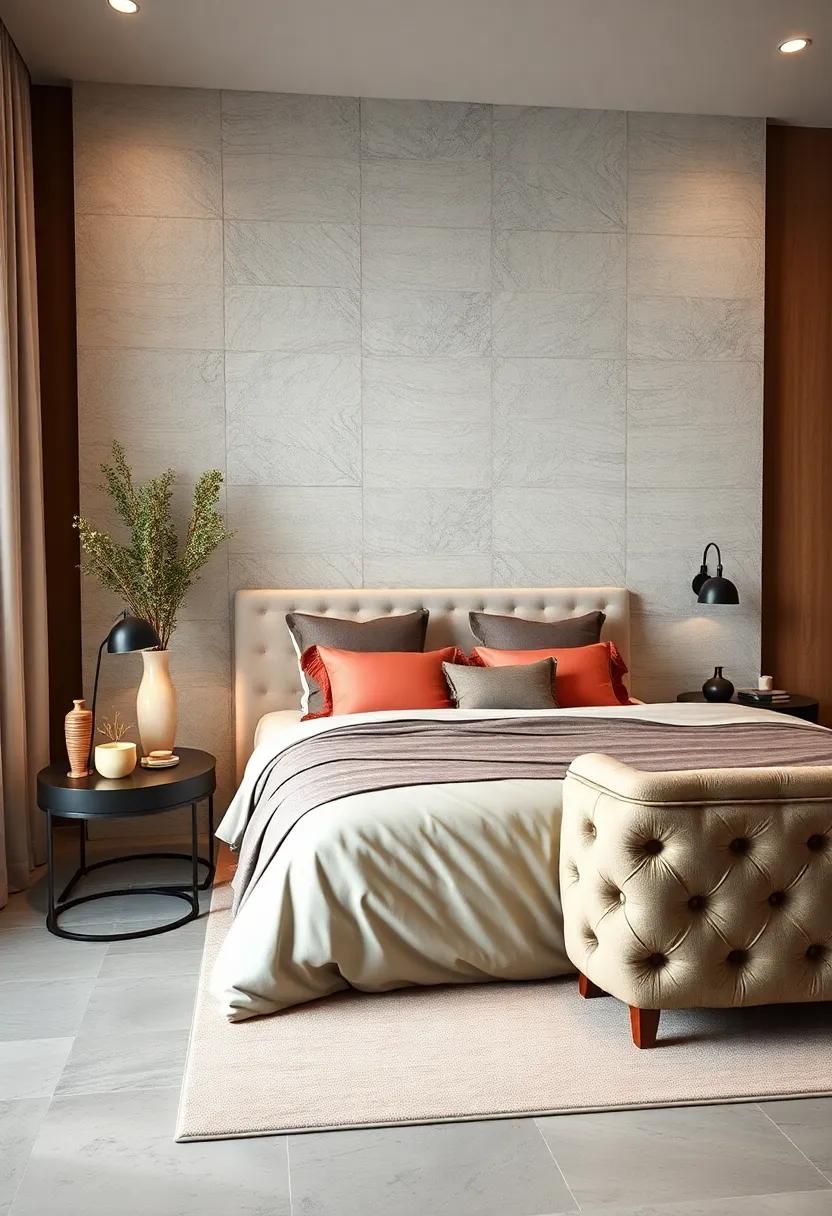 Create Balance with Tufted Side Tables in Your Bedroom