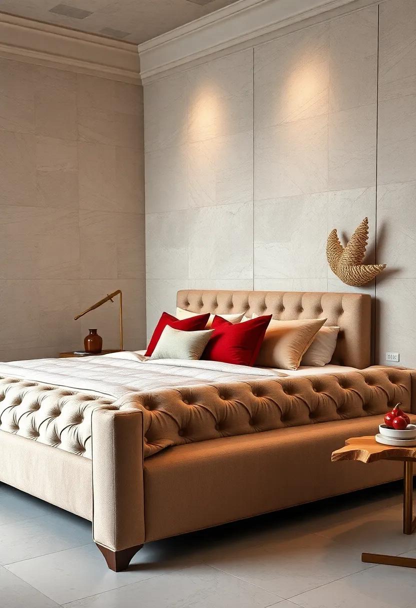 Incorporate Tufted Pillows for a Comfortable Layered Look