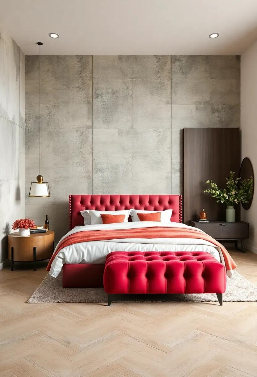 Integrate Tufted Furniture into Your Bedroom’s Color Scheme