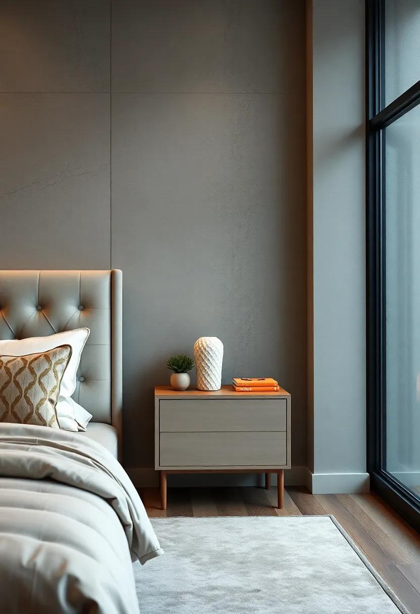 Style a Nightstand with a Tufted Nightlight