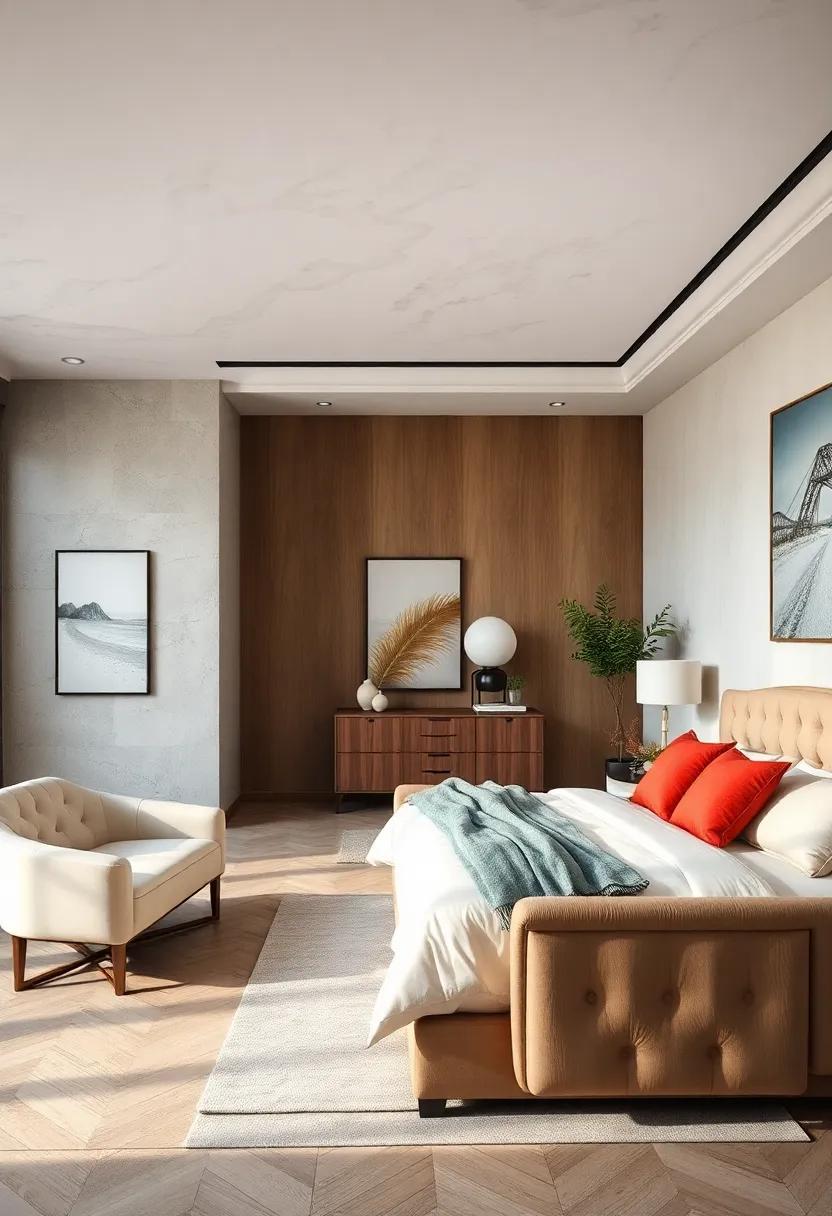 Use Tufted Furniture to Subtly Define Different Areas