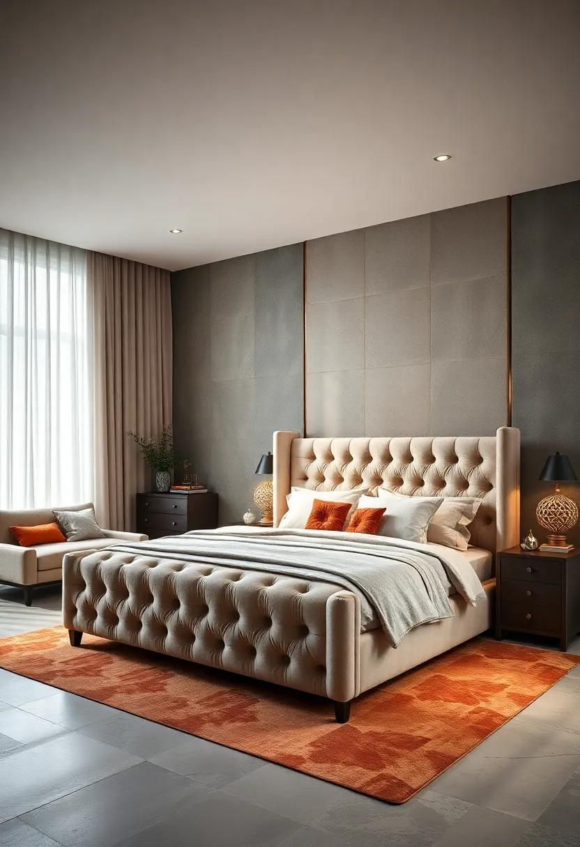 Use Tufted Furniture to Anchor Your Bedroom Design