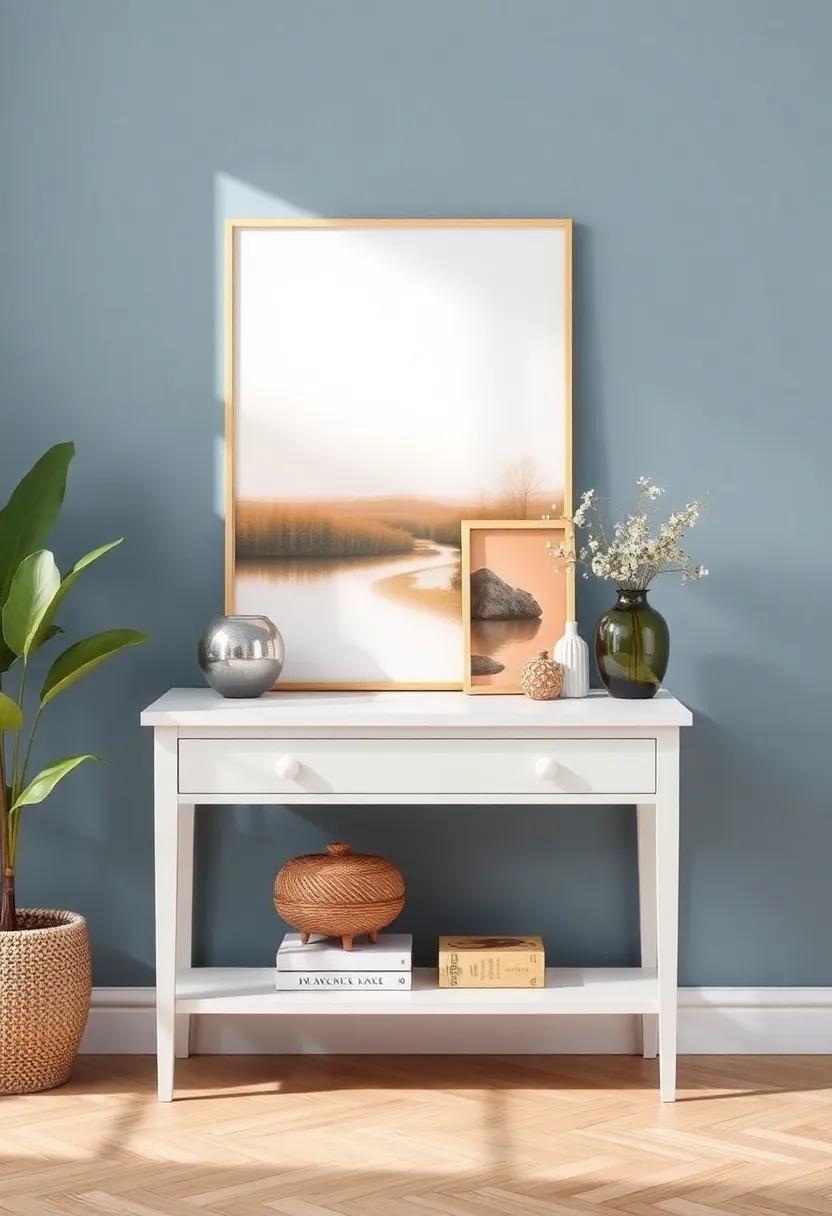 Bold Colors and Patterns to Make Your Console Table Stand Out