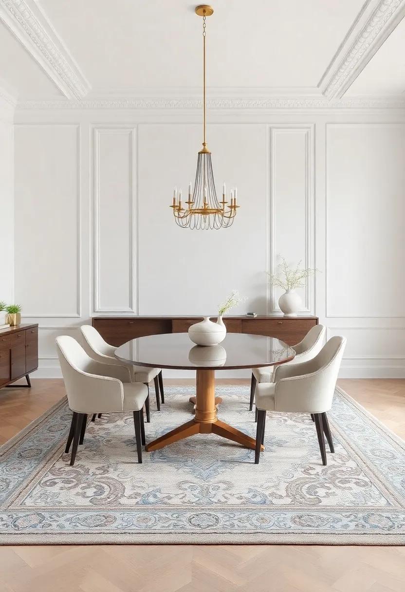 Classic‌ Elegance: Timeless Persian Rugs ​That Elevate Any Dining Space