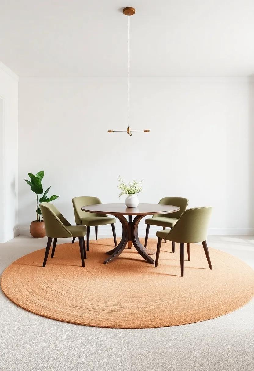 Round Rugs: How⁤ Shape Can Transform ⁢the⁢ Dynamics of Your Dining Space