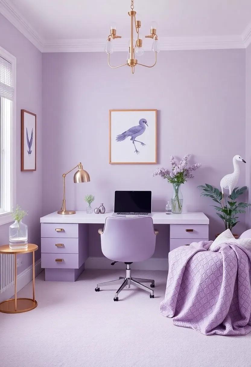 Final Flourishes: Small Details that Complete Your Lavender and Platinum Retreat