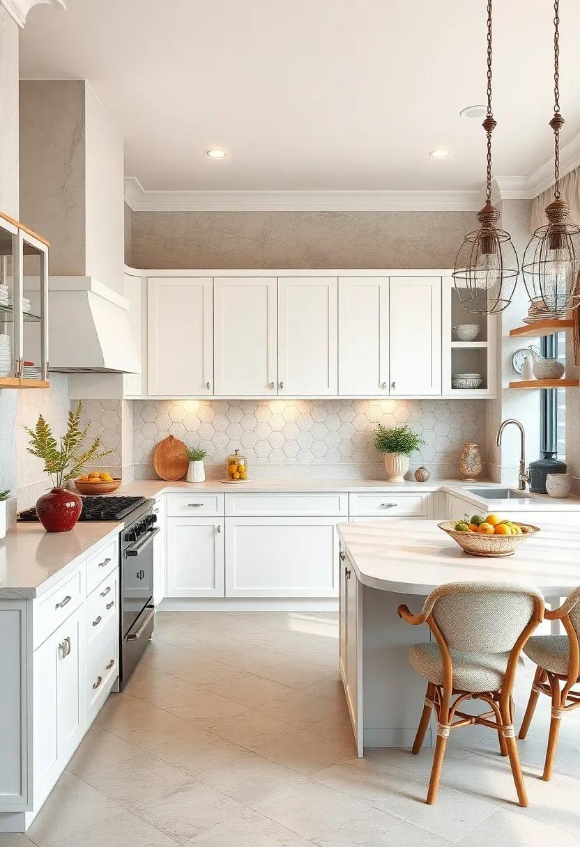 Vintage Touches: Mix in​ vintage-inspired décor pieces for a charming contrast that enhances the overall elegance of the kitchen