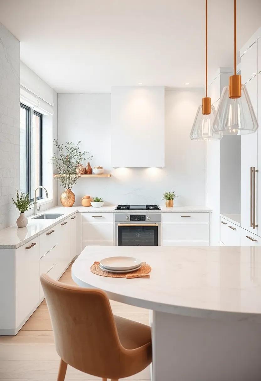 Refined Color Accents:⁣ Incorporate metallic or pastel accents through small kitchen ‍accessories to add a sophisticated touch without overwhelming⁣ the design