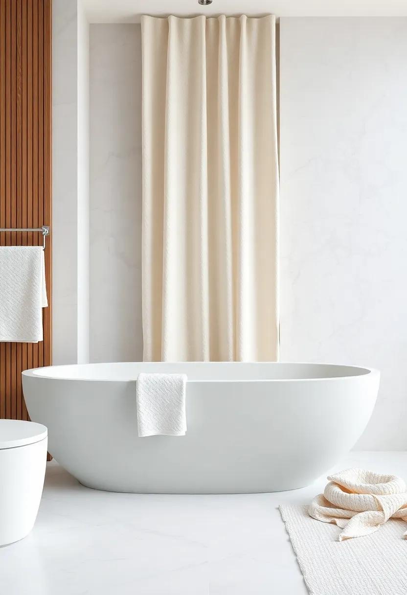 Layering Textures: Combining towels and Fabrics for a Cohesive Design