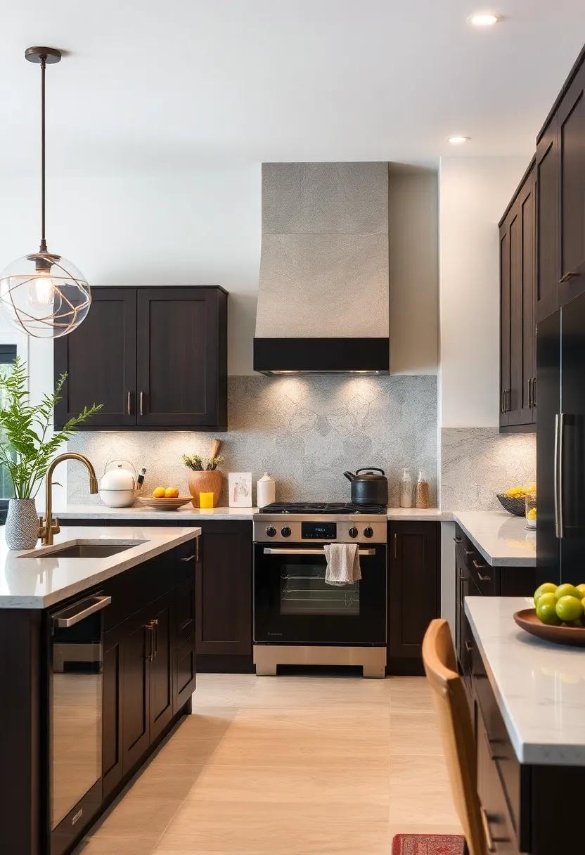 Contrasting Countertops: Learn how to pair your espresso cabinets with lighter countertops for a stunning visual contrast that enhances both form and function