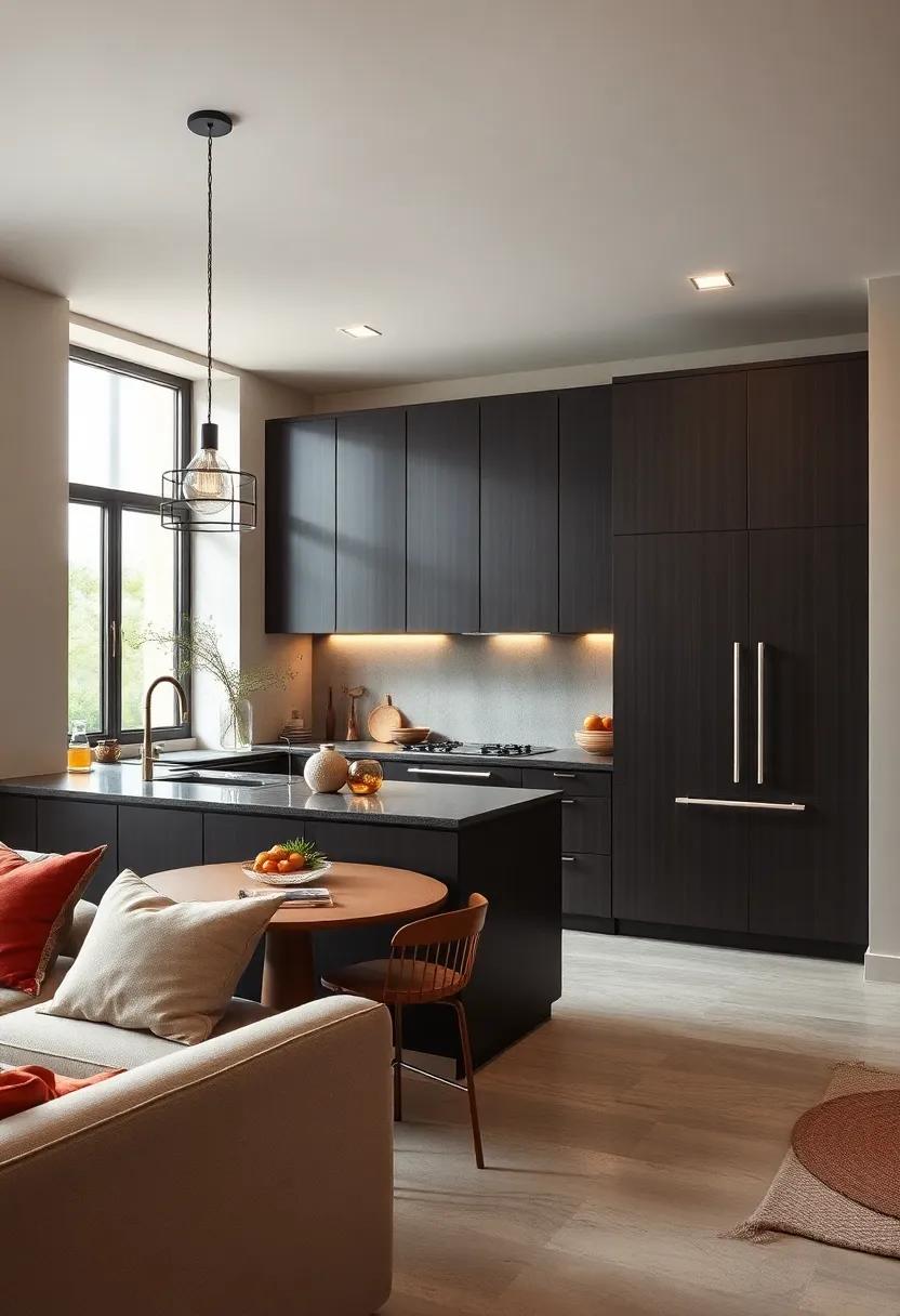 Modern Minimalism: Explore sleek espresso cabinets with clean lines that perfectly complement contemporary home designs, creating an uncluttered and stylish look
