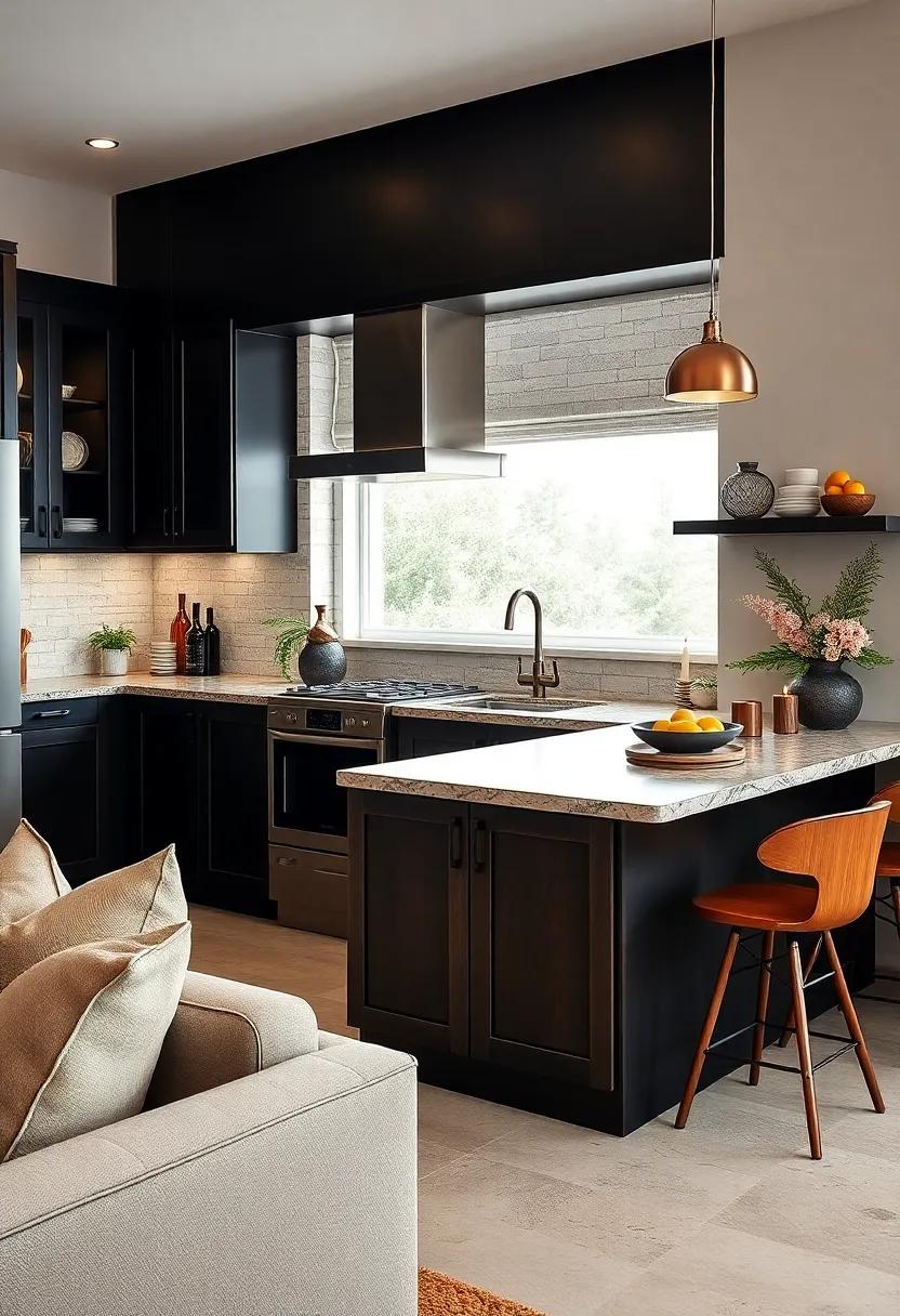 Two-Tone Wonders: Dive into the two-tone trend, using espresso cabinets in tandem with lighter hues for a stylishly modern approach to kitchen decor