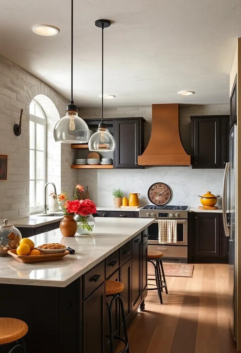 Vintage Finds: Explore the charm of incorporating vintage elements with espresso cabinets for a curated, eclectic kitchen design
