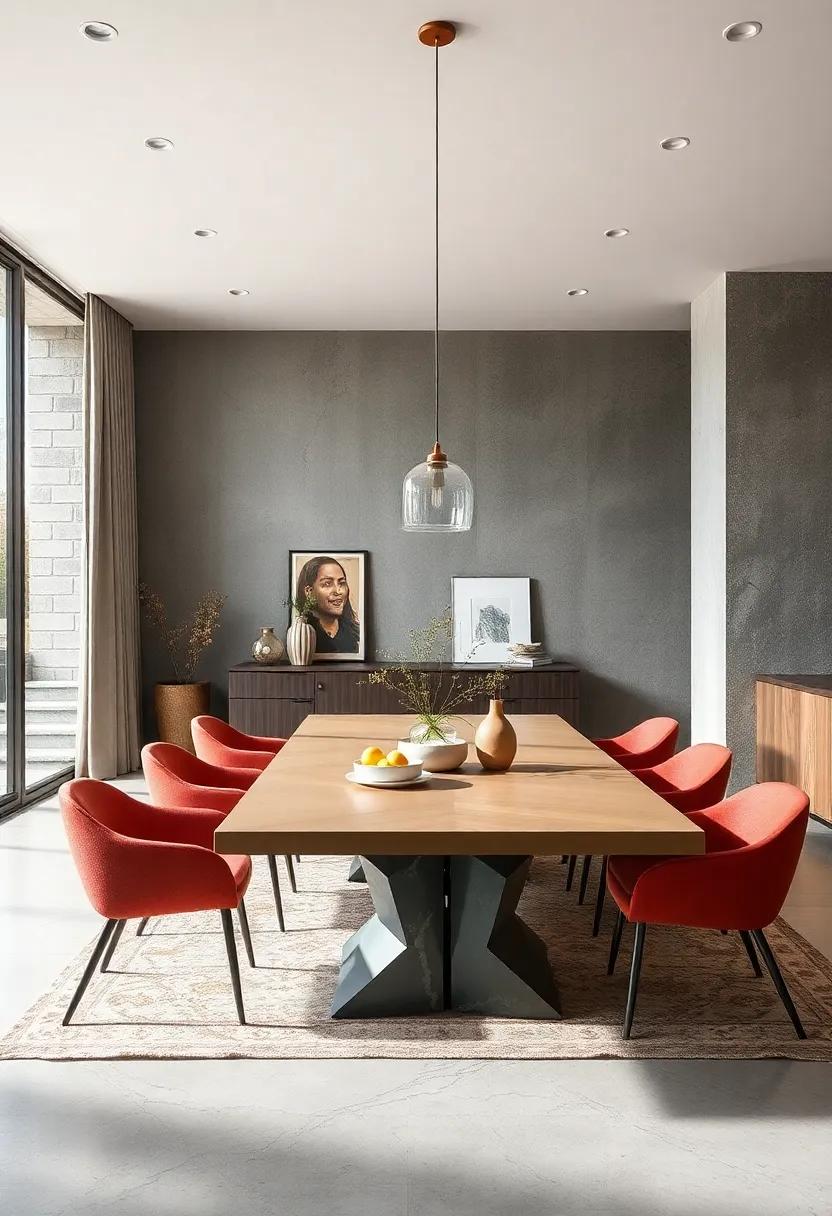 The Colorful Canvas: Add a pop of personality with an extendable table that comes in various trendy colors, perfect for bold decorators seeking unique flair