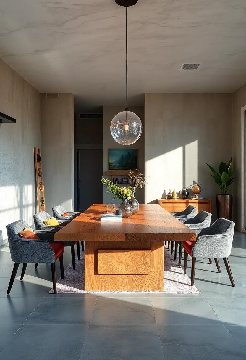 Eco-Conscious Choice: Choose sustainability with an extendable table made from reclaimed wood, blending eco-friendliness with timeless design