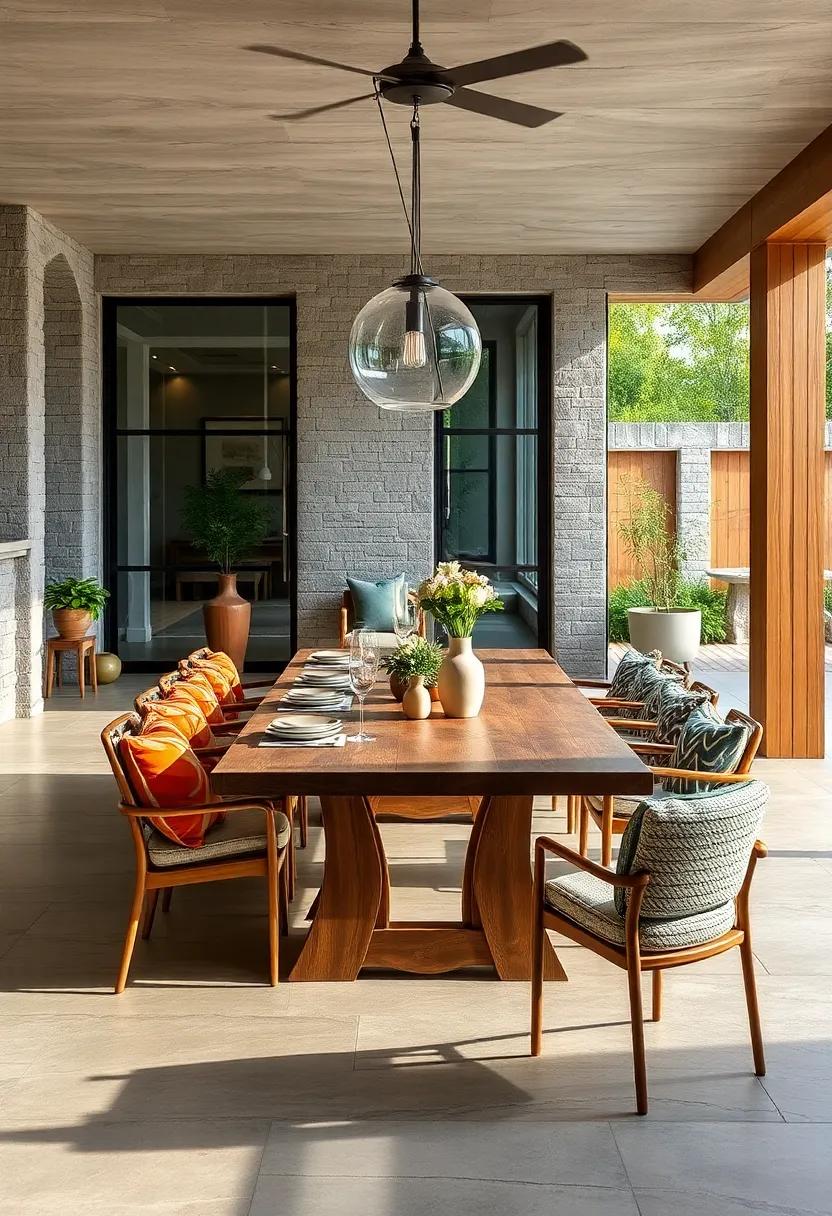 The Outdoor Entertainer: Designed for alfresco dining, this weather-resistant extendable table ensures that your outdoor gatherings are just as stylish as indoor ones