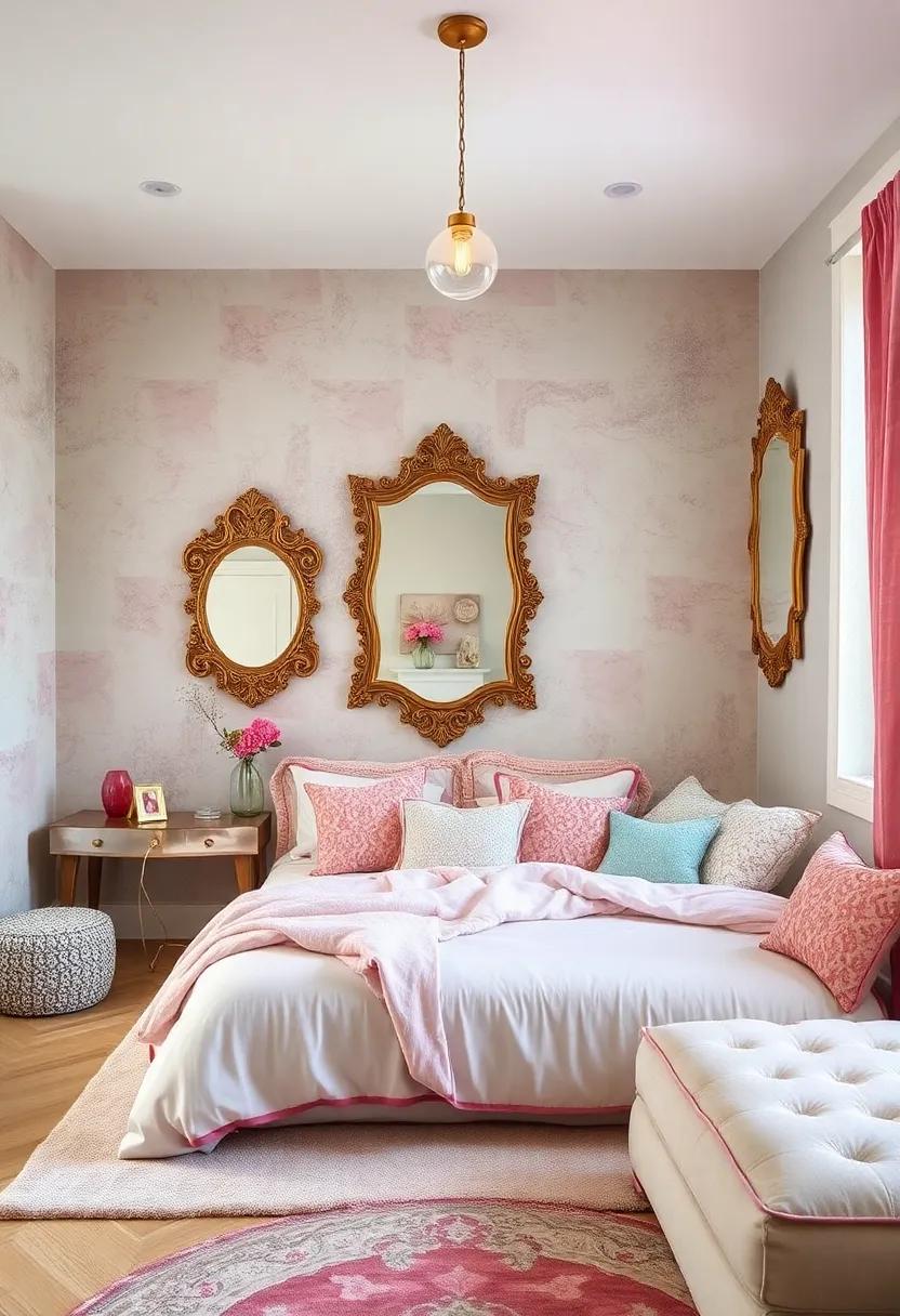 Magical Mirrors: Opt for mirrors with ornate frames to add depth and a hint of magic to your space