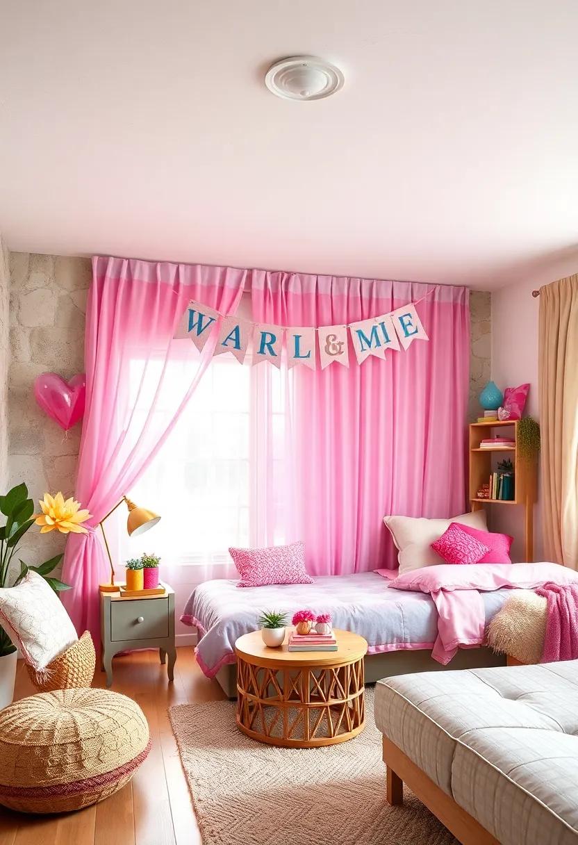 Personalized Name Banner: create a custom fabric or paper banner featuring your name or a fairy-inspired phrase for a unique touch