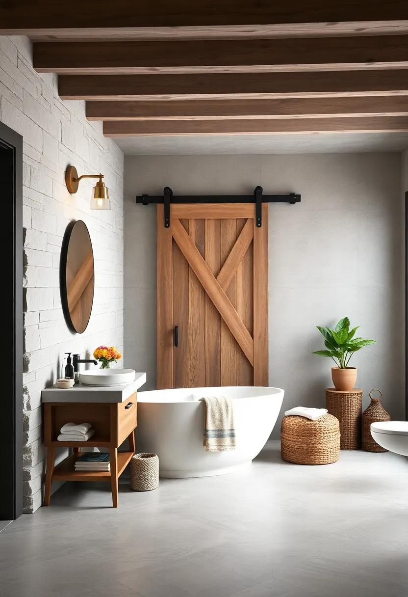Modern Twist:⁣ Blend contemporary and rustic elements by choosing a ‌sleek barn door design, ⁢paired with modern fixtures and accessories