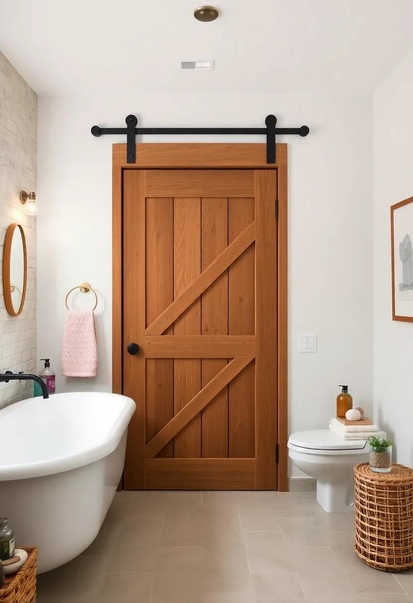 Whimsical Details: Add charm through playful accents, like vintage signage ​or ​quirky artwork,⁣ that enhances the farmhouse ethos around your barn door