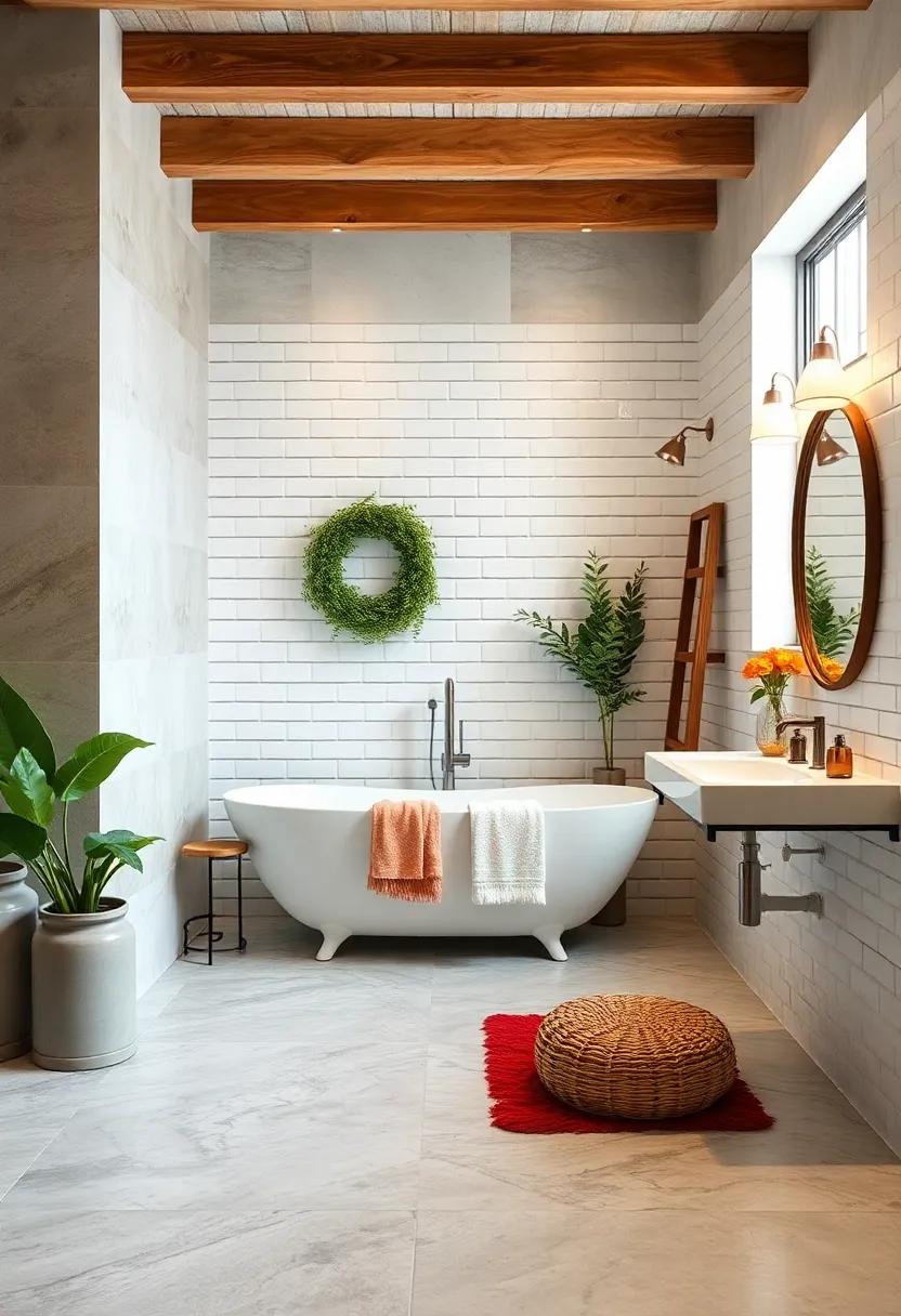 Classic Subway Tiles: Go for timeless⁢ appeal with glossy white ⁣subway ⁢tiles ⁤that enhance ‌the spaciousness of⁤ your⁣ bathroom