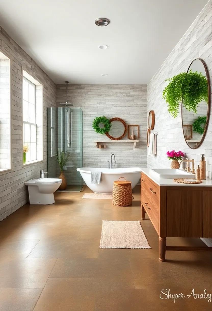 Concrete Staining: Achieve an industrial yet ‌polished⁤ look⁤ by staining concrete floors in⁣ earthy tones for a modern farmhouse​ feel