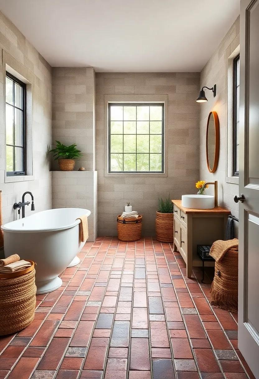 Reclaimed ‌Brick Pavers: Introduce⁢ a touch of historical charm with ‍reclaimed ‌brick pavers, creating a sturdy and ⁣rustic ⁤floor
