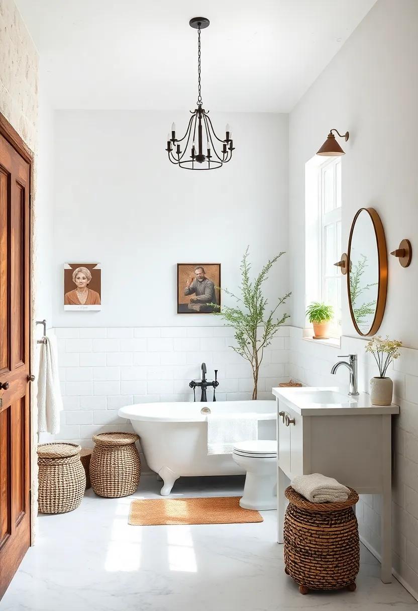 Classic White: Achieve timeless elegance with a crisp white that opens up the space and pairs beautifully with rustic details