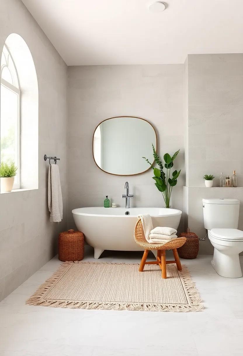 Soft Linen Eyelash Border Mat - A soft linen eyelash border mat introduces delicate charm, marrying softness with rustic elegance for your everyday needs