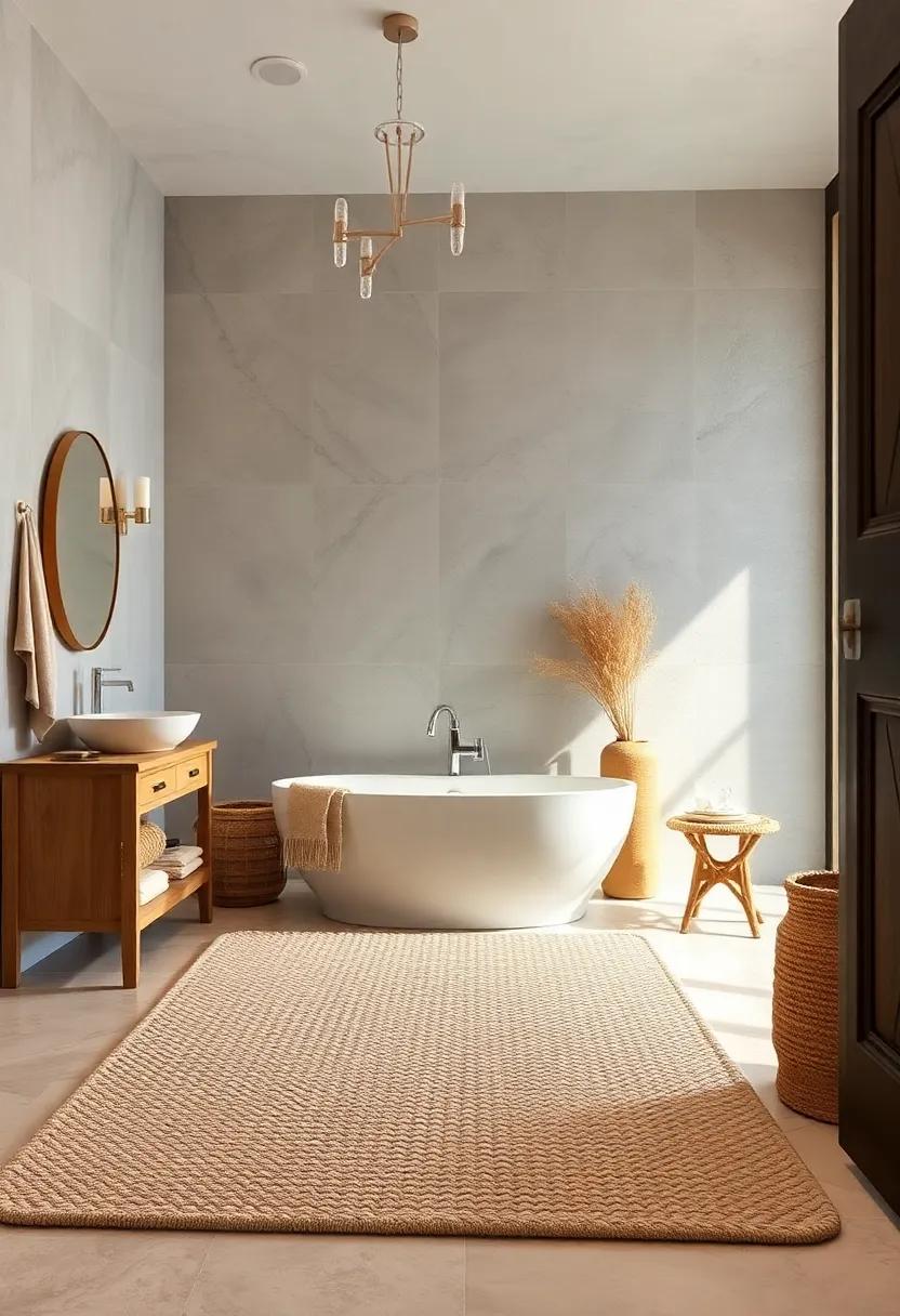 Textured Loop Pile Rug - Add depth and interest with a textured loop pile rug that invites tactile pleasure and enhances your rustic retreat