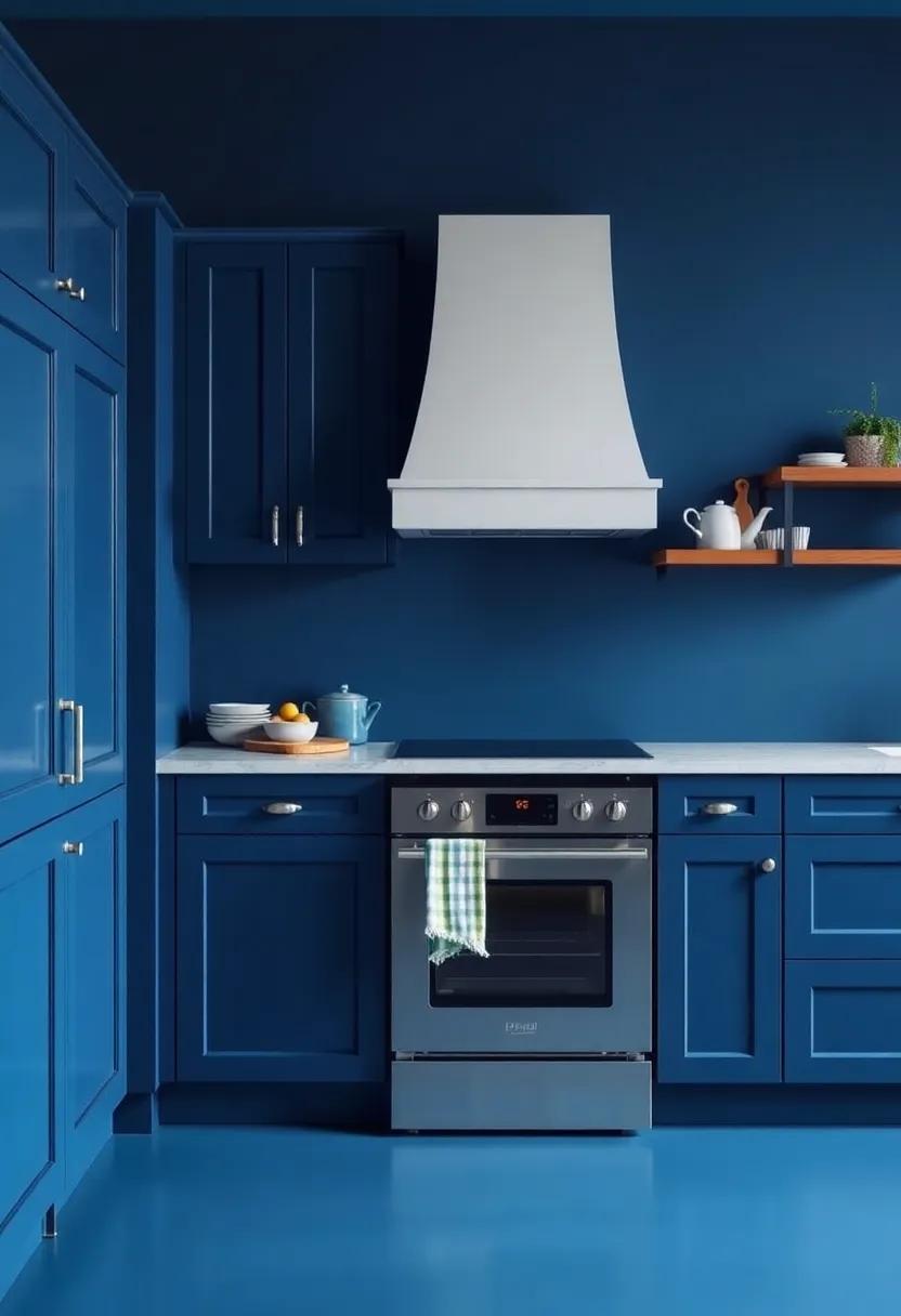 Bold Blues: Infuse personality with Striking Navy and Sky Blue Cabinet Colors