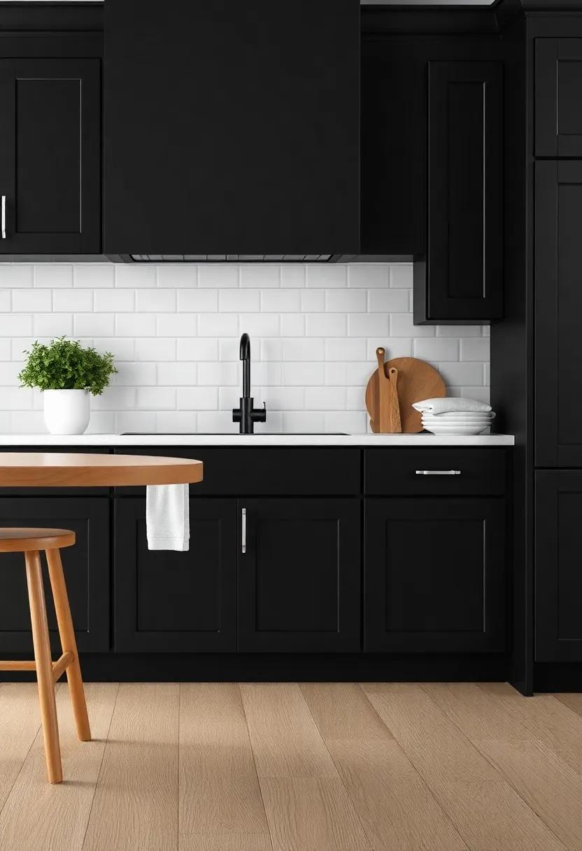 Classic Black: The Timeless Allure of black Cabinets in Farmhouse Design