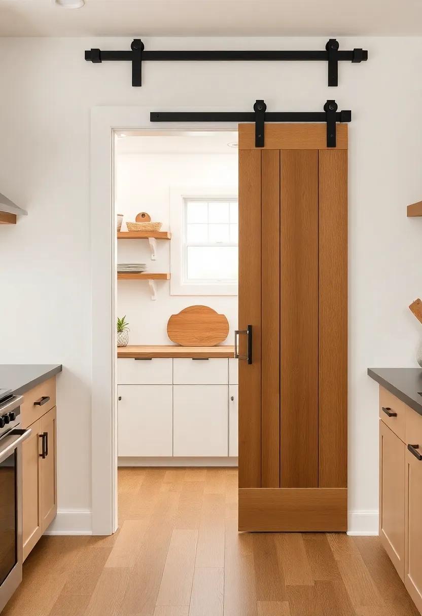 Farmhouse Pantry Door: Opt for a‌ sliding barn door‌ as a functional yet stylish entry to⁣ your pantry,marrying rustic charm with practicality